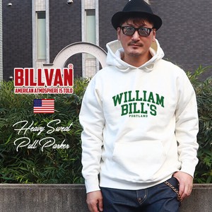 BILLVAN ウィリアム ビル・ヘビースウェット・プルパーカー 裏起毛 ビルバン