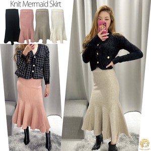 Skirt Long Skirt Knit Skirt Mermaid Skirt