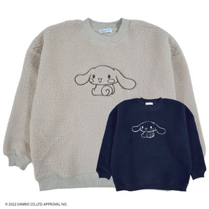 Hoodie Long Sleeves Boa Sweatshirt Sanrio Characters Cinnamoroll
