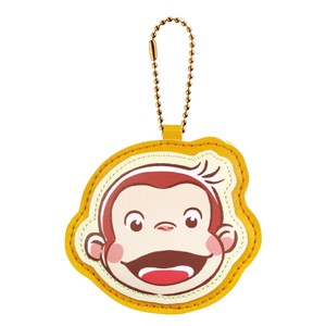 T'S FACTORY Name Label Curious George Mascot Face