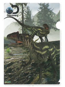 【恐竜】3Dクリアホルダー　ディスカバリー　アロサウルス　18558