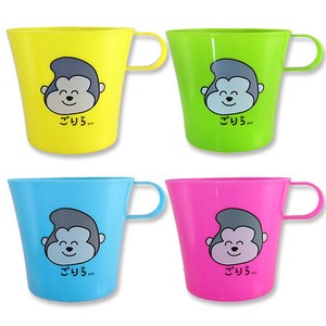 【カラフルマグカップ4色セット】軽い/可愛い/MUG CUP/コップ/パーティー/食器/うがい