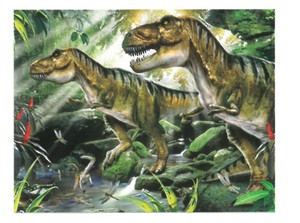 【恐竜】3Dポスター　ハワードロビンソン　絶対絶命　28535