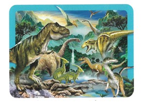 【恐竜】3Dランチョンマット　ハワードロビンソン　恐竜の谷（ティラノサウルス）　40107