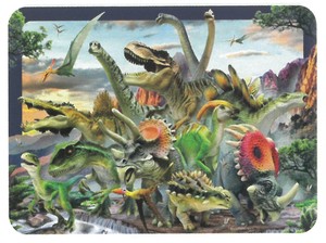 【恐竜】3Dランチョンマット　ハワードロビンソン　恐竜ワールド　40164