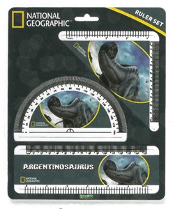 【恐竜】3D定規セット　ナショナルジオグラフィック　アルゼンチノサウルス　18612