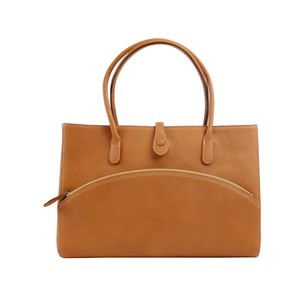 Tote Bag Leather Genuine Leather Ladies' Made in Japan