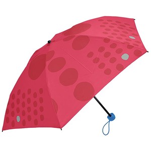 折畳雨傘 50cm マル RED 【392／サンキューニ 特価】 MK404000