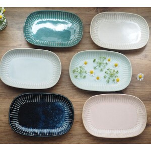 Mino ware Divided Plate Koban 6-colors Made in Japan