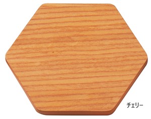 六角コースター　【木製　おしゃれ　WOOD】