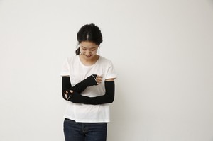 【2023春夏】キシリトール加工UV＆冷感手袋（ピコレース）