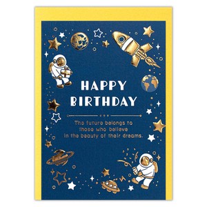 Greeting Card Space Mini Made in Japan