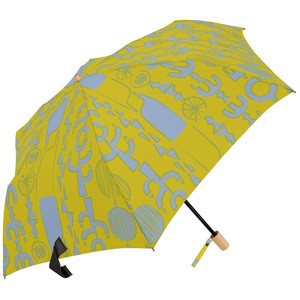折畳雨傘 50cm キャンドル YELLOW 【392／サンキューニ 特価】 MK496900