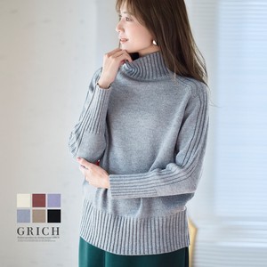 Sweater/Knitwear Knitted High-Neck Turtle Neck Ladies' NEW Autumn/Winter
