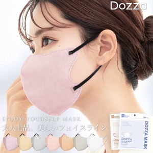 2袋セット 3Dマスク 立体マスク 血色 不織布マスク カラー バイカラー マスク mask Dozza 花粉症対策