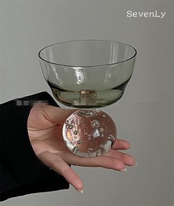 人気！残りわずか バブルボールベース  ガラス「2022秋冬新作」