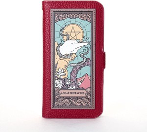 ”ACE of PENTACLES„ SMARTPHONECASE [iPhone12・iPhone12 Pro用]  [BURGUNDY/バーガンディー]