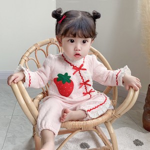 Baby Dress/Romper Strawberry Rompers Embroidered Kids