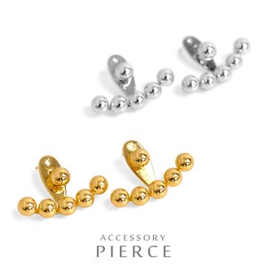 Pierced Earrings Gold Post Gold 2-way