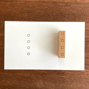 【手帳スタンプ】チェックボックス 丸 24mm丈（b-026）スタンプマルシェ 日本製 はんこ