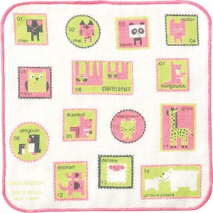 タオルハンカチ （stamps by サノエミコ）