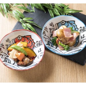 Mino ware Side Dish Bowl Sea Bream M 2-colors Made in Japan