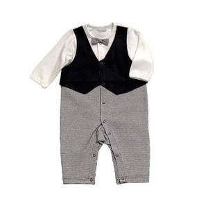 Baby Dress/Romper Houndstooth Pattern Coverall Formal M Made in Japan