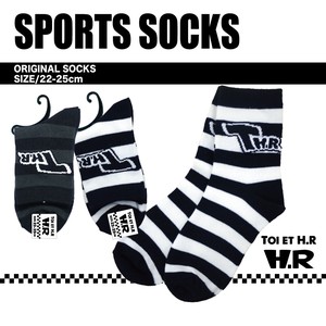 Crew Socks Spring/Summer Socks Border Popular Seller