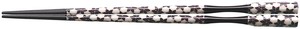 【食洗機対応】22．5cm五角多久島箸　雪の結晶　62160240　日本製　箸　樹脂箸　塗箸
