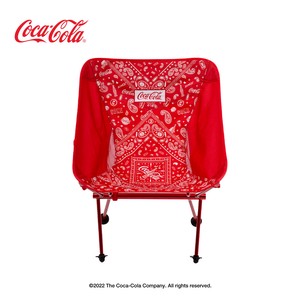 【キャンプ用品・椅子】Coca-Cola 軽量キャンピングローチェア【オープンプライス】
