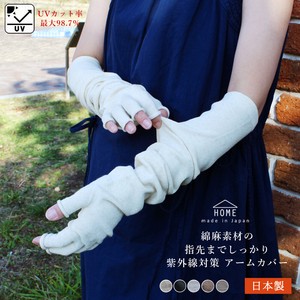 Arm Covers Cotton Linen HOME Made in Japan