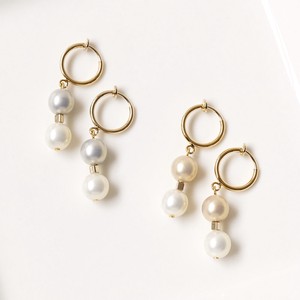 Clip-On Earrings Gold Post Simple