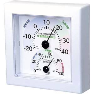 CRECER(クレセル) 日本製 快適環境 温湿度計