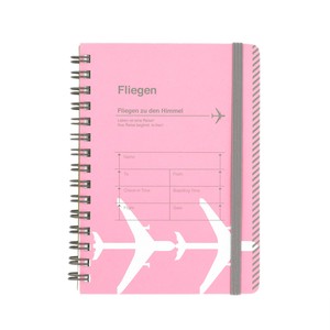 WORLD CRAFT Notebook Freegen A6 Ring Notebook Pink Stationery