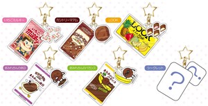 シークレットアクリルキーホルダー6個入りBOXセット　お菓子シリーズ