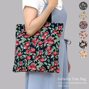 Tote Bag Flower Lightweight Floral Pattern Reusable Bag Ladies' Japanese Pattern