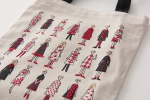 100ネエサン　縫製済みミニトート  (ペールグレー)