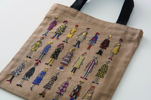 100ネエサン　縫製済みミニトート  (モカベージュ)