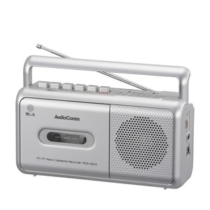 AudioCommモノラルラジオカセットレコーダー
