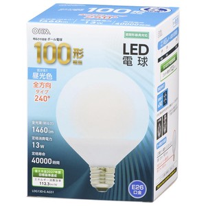 LED電球 ボール電球形 E26 100形相当 昼光色