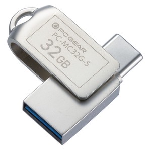 PCGEARUSBメモリー 32GB TypeC&TypeA対応