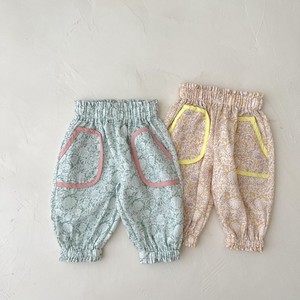韓国スタイル　ダブルガーゼのギャザーパンツ　ベビー　新生児　キッズ　子供服