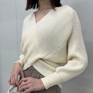 Sweater/Knitwear Front Knit Tops