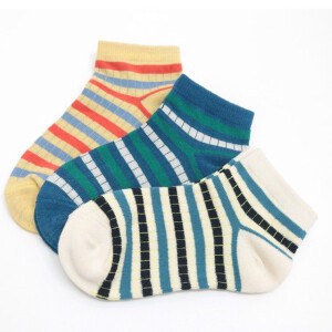 Kids' Socks Socks Border 3-pairs