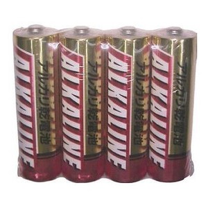 アルカリ乾電池　単3形 4本パック シュリンク　　LR6R/4S