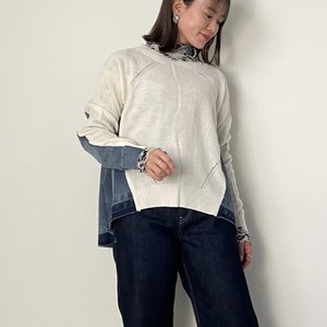 T-shirt Pullover Knitted Denim
