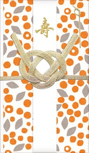 Furukawa Shiko Envelope Flower Congratulatory Gifts-Envelope Color Your Life Orange
