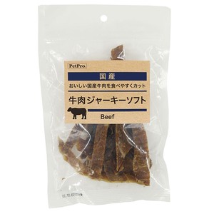 ［ペットプロジャパン］ペットプロ 国産おやつ 牛肉ジャーキーソフト 85g