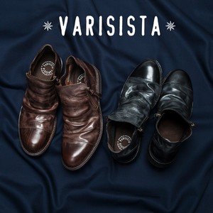 【VARISISTA  】ダブルジップドレープブーツ メンズ 靴 シューズ