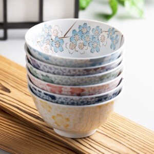Mino ware Donburi Bowl 6-colors Made in Japan
